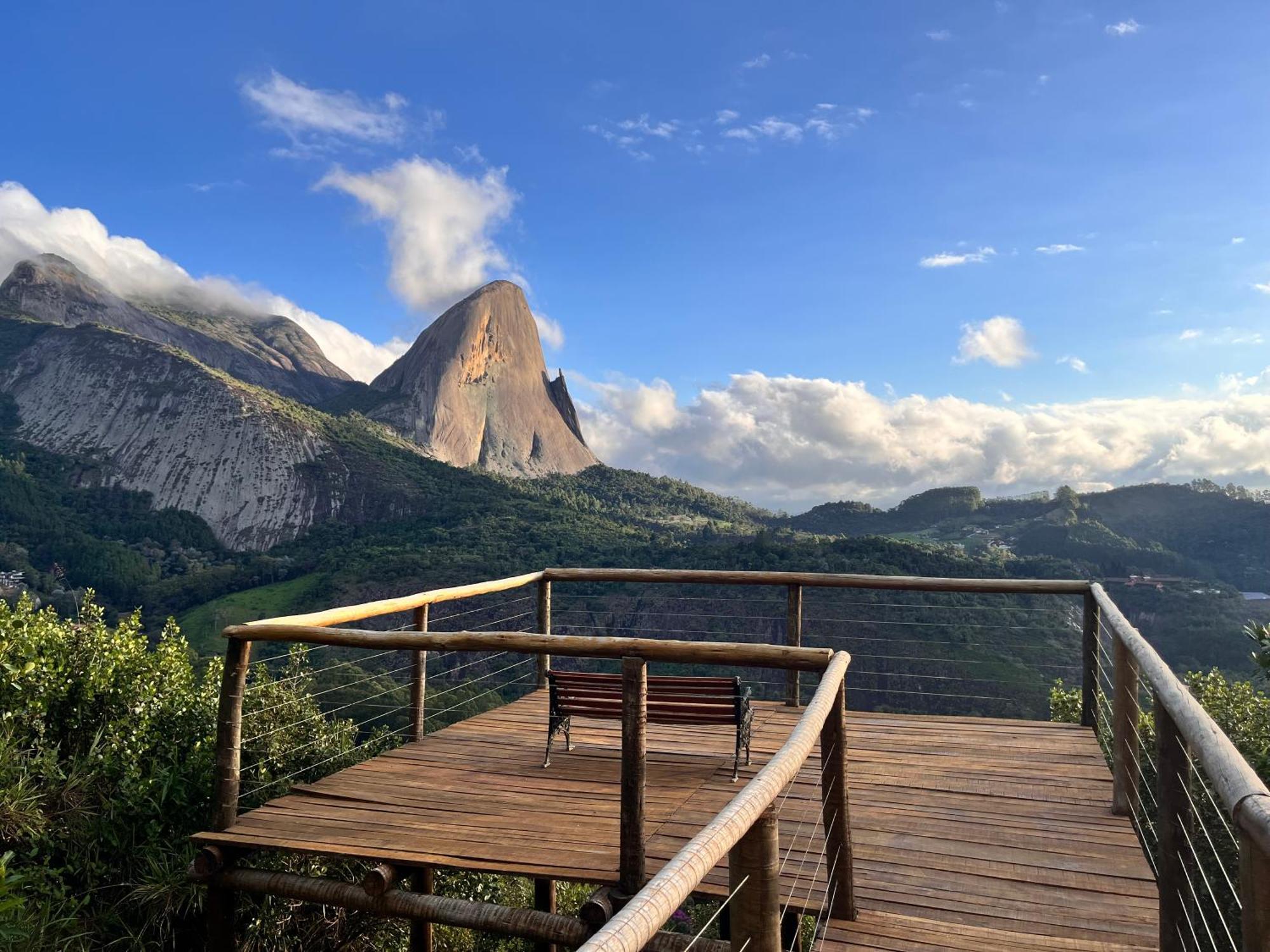 Aroso Paco Hotel Pedra Azul  Eksteriør bilde View of the mountain from the viewing platform
